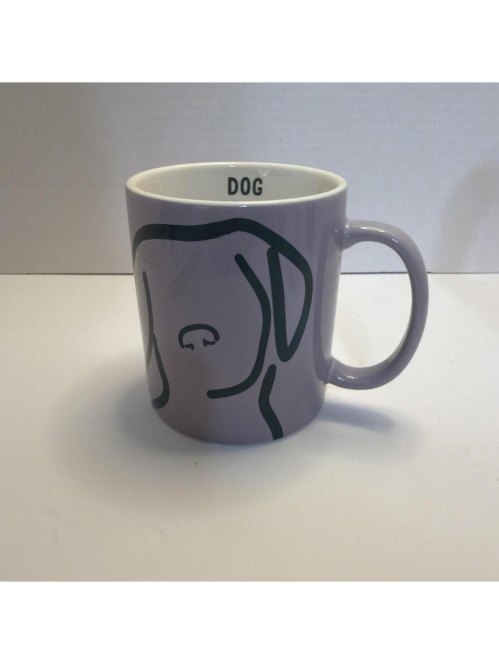 "Dog Person" Stoneware Coffee Tea Mug by Room Essentials 15 oz  Lavender. New.